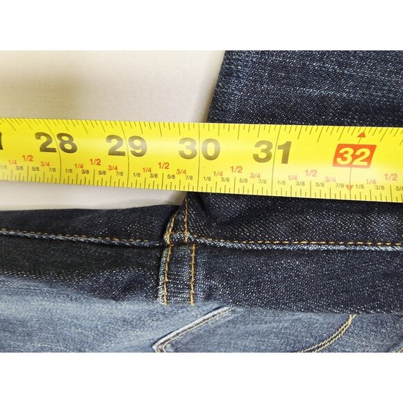 Levi's Size 27X30 Womens Bold Curve Bootcut Blue Denim 5 Pocket Logo Jeans NWT - Picture 9 of 14